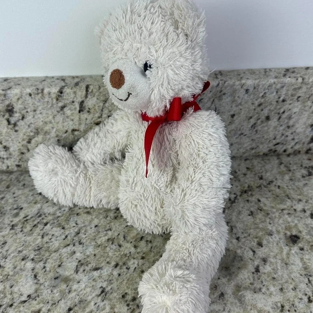 Hallmark Christmas Bear Stuffy Adorable Plush with Scarf
